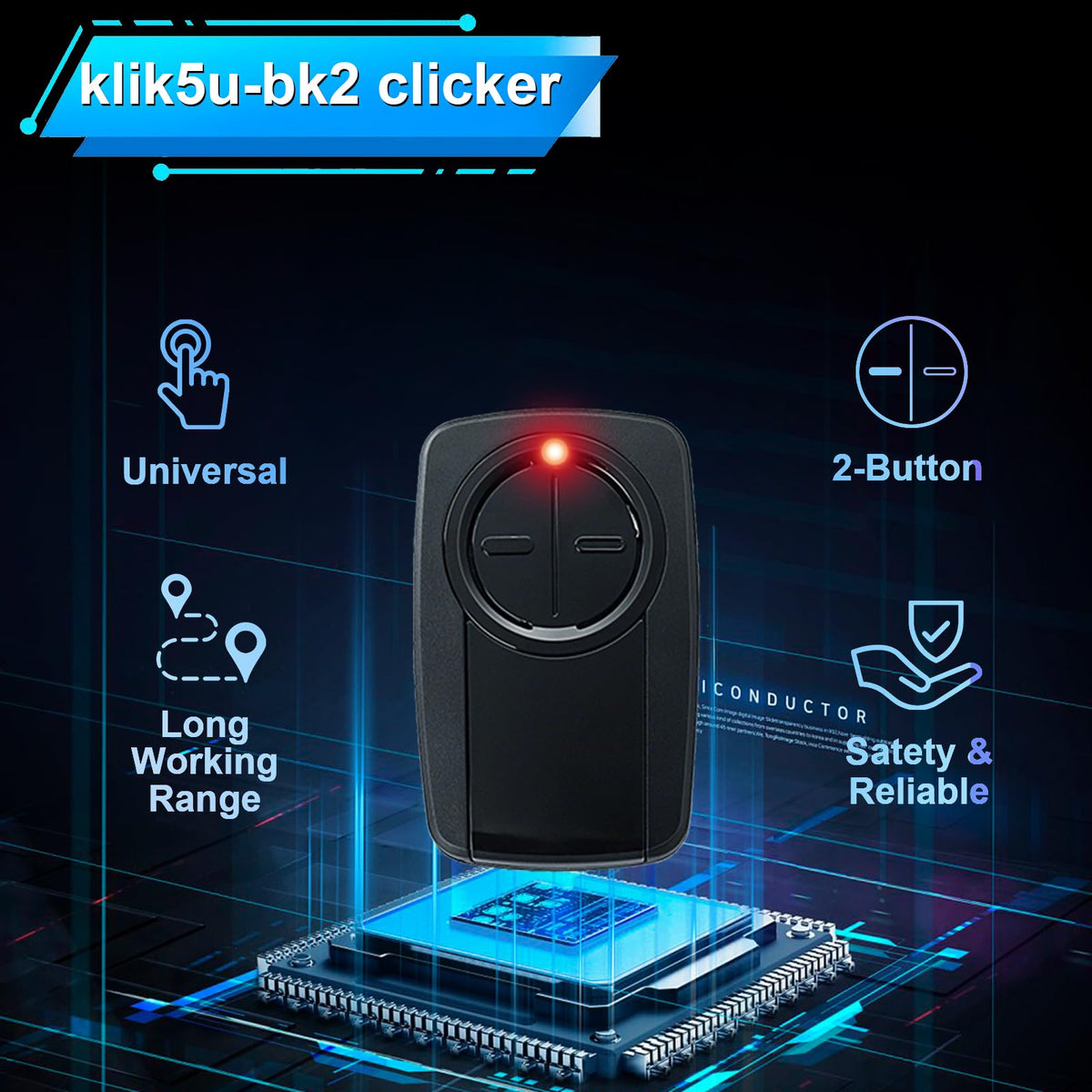 LISMODZ Klik5U-BK2 compatibility chart shows major opener brands