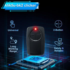 LISMODZ Klik5U-BK2 compatibility chart shows major opener brands