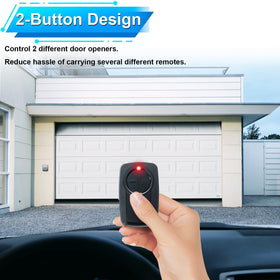 LISMODZ Klik5U-BK2 remote buttons close-up for easy operation