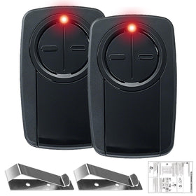 LISMODZ Klik5U-BK2 remote front view with two-button layout for fast garage access