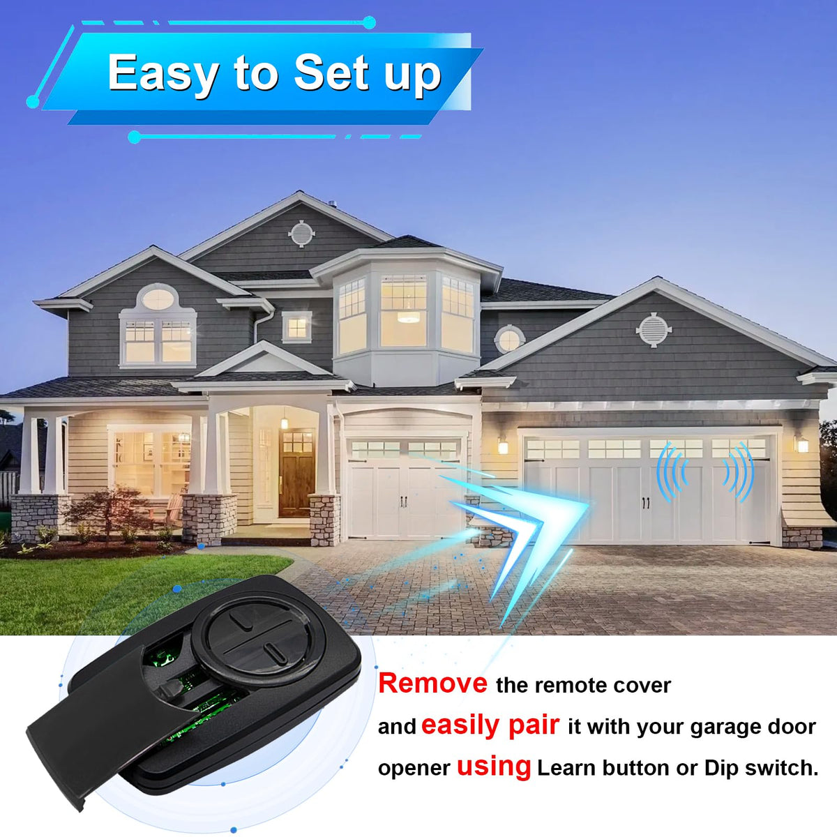 LISMODZ Klik5U-BK2 remote two-device capability in use