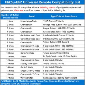 LISMODZ Klik5U-BK2 setup guide visual for seamless pairing