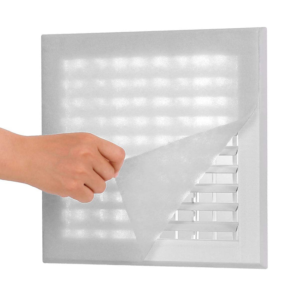 Lisol complete air vent filters kit roll 98x18 installed on vent surface for easy filtration.