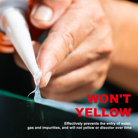 LISRUX flexible cured caulk adapting to surface movement for durable edges