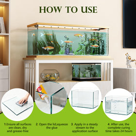 LISRUX multipurpose sealant suitable for windows, kitchens, bathrooms, and more.