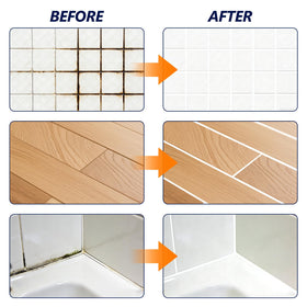 LISRUX waterproof grout sealer protects tiles from moisture and stains.