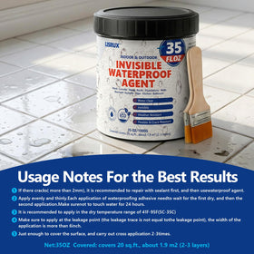 Surface prep and priming recommended before applying LISRUX for best adhesion