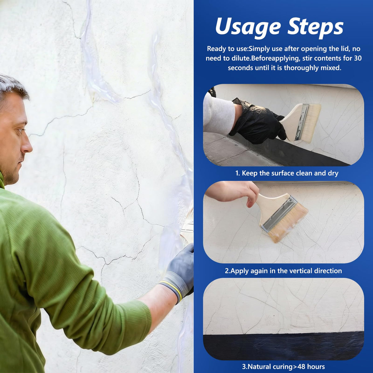 Roof application of LISRUX forms a flexible, crack-resistant coating