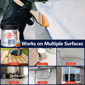 Wall sealing with LISRUX provides a transparent, durable barrier