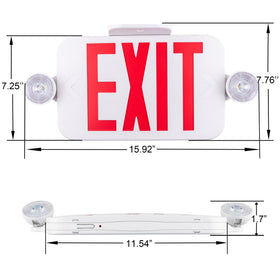 LIT-PaTH two-pack exit sign for multi-area coverage