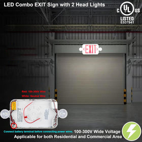 LIT-PaTH hardwired operation ensures steady emergency illumination