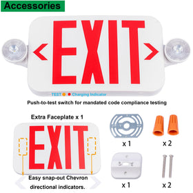 LIT-PaTH exit sign fit for offices, hospitals, and warehouses