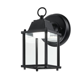 LIT-PaTH outdoor wall lantern front view showing bright 800 lm output for porch lighting