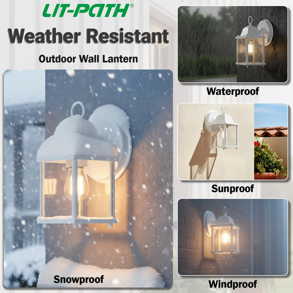 LIT-PaTH aluminum housing detail highlights sturdy construction and durable glass.