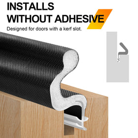 Litaibai dark-gray foam-core seal stays flexible in all seasons.