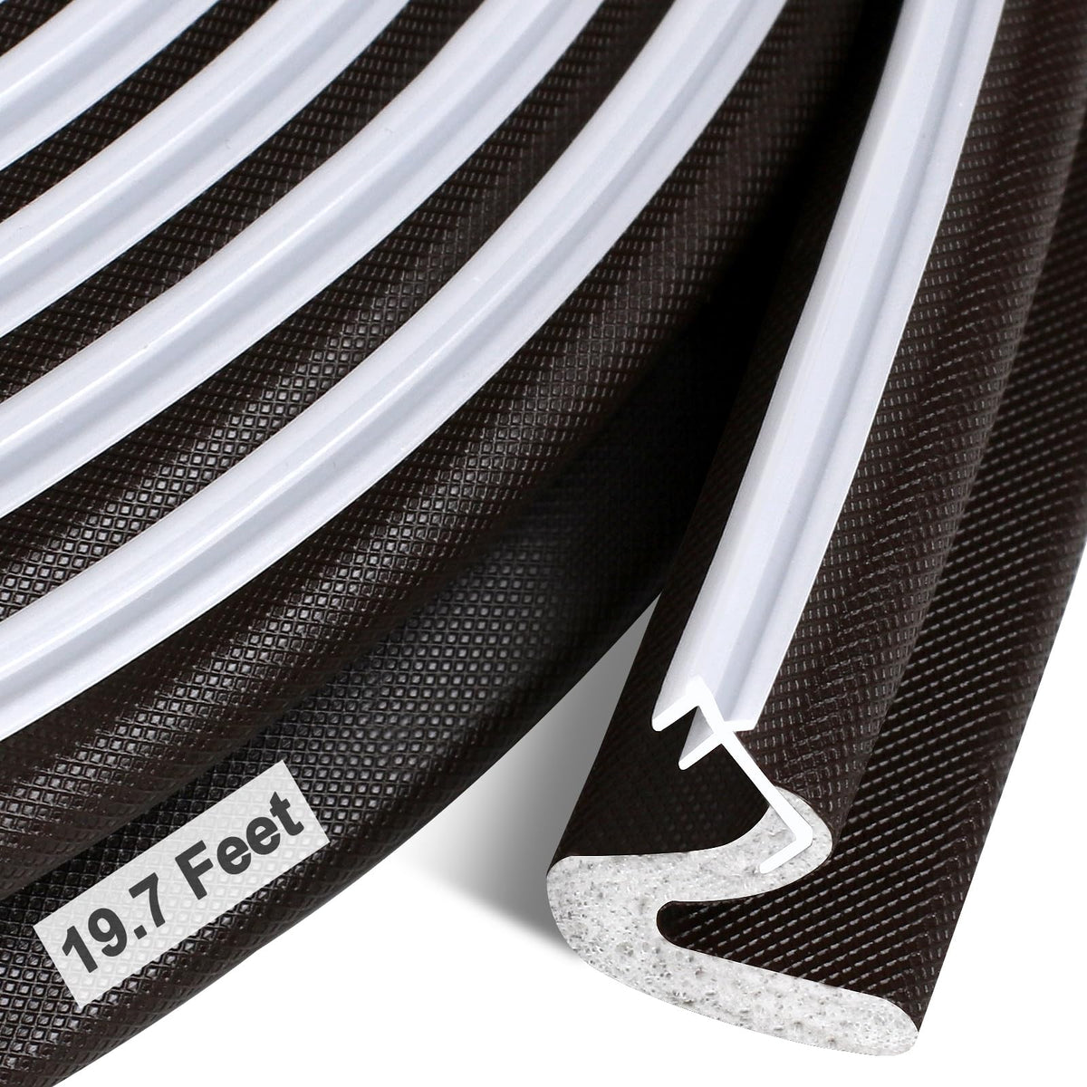 Litaibai kerf door weather strip seals gaps for insulation.