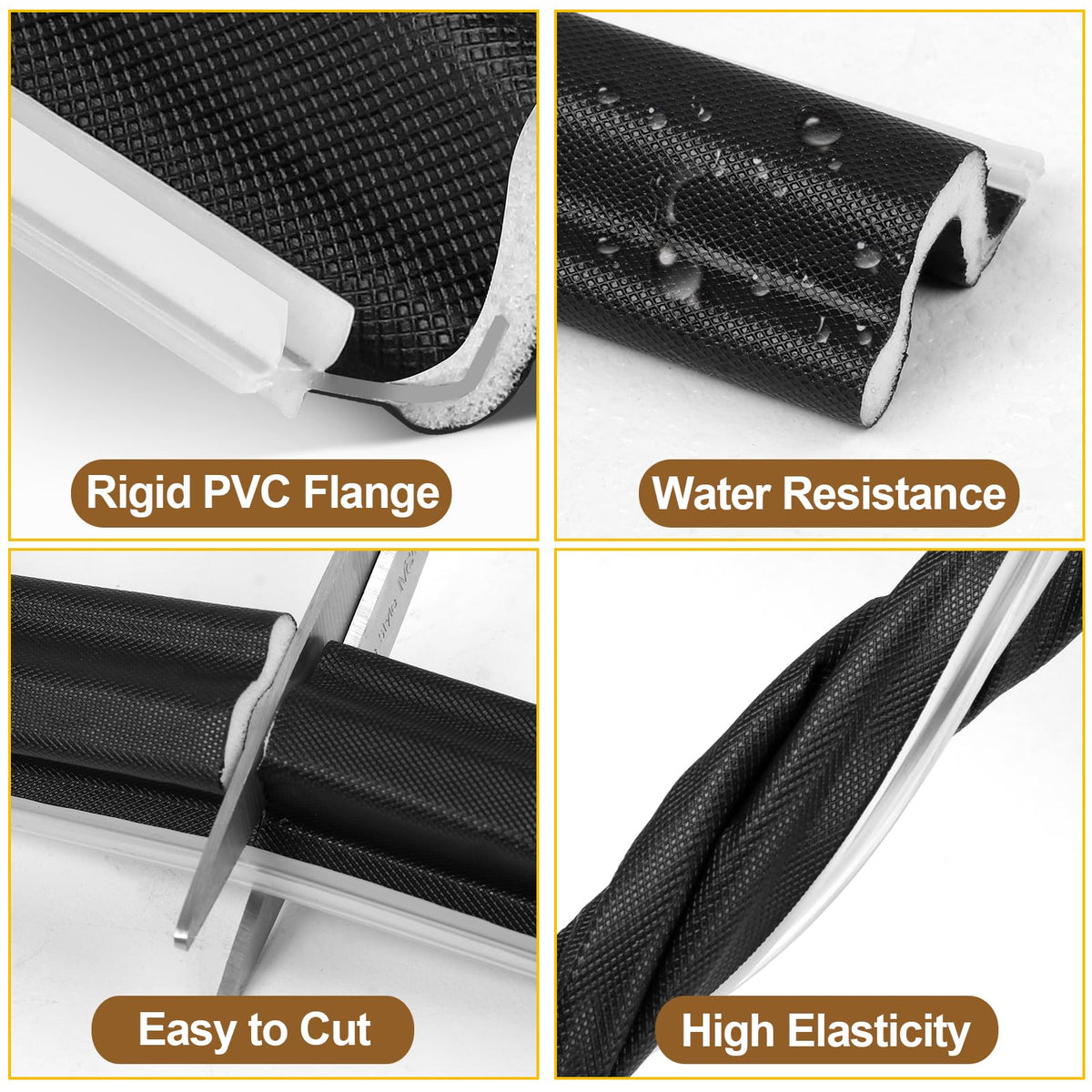 Litaibai energy-saving door seal helps maintain interior temperature.