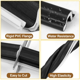 Litaibai energy-saving door seal helps maintain interior temperature.