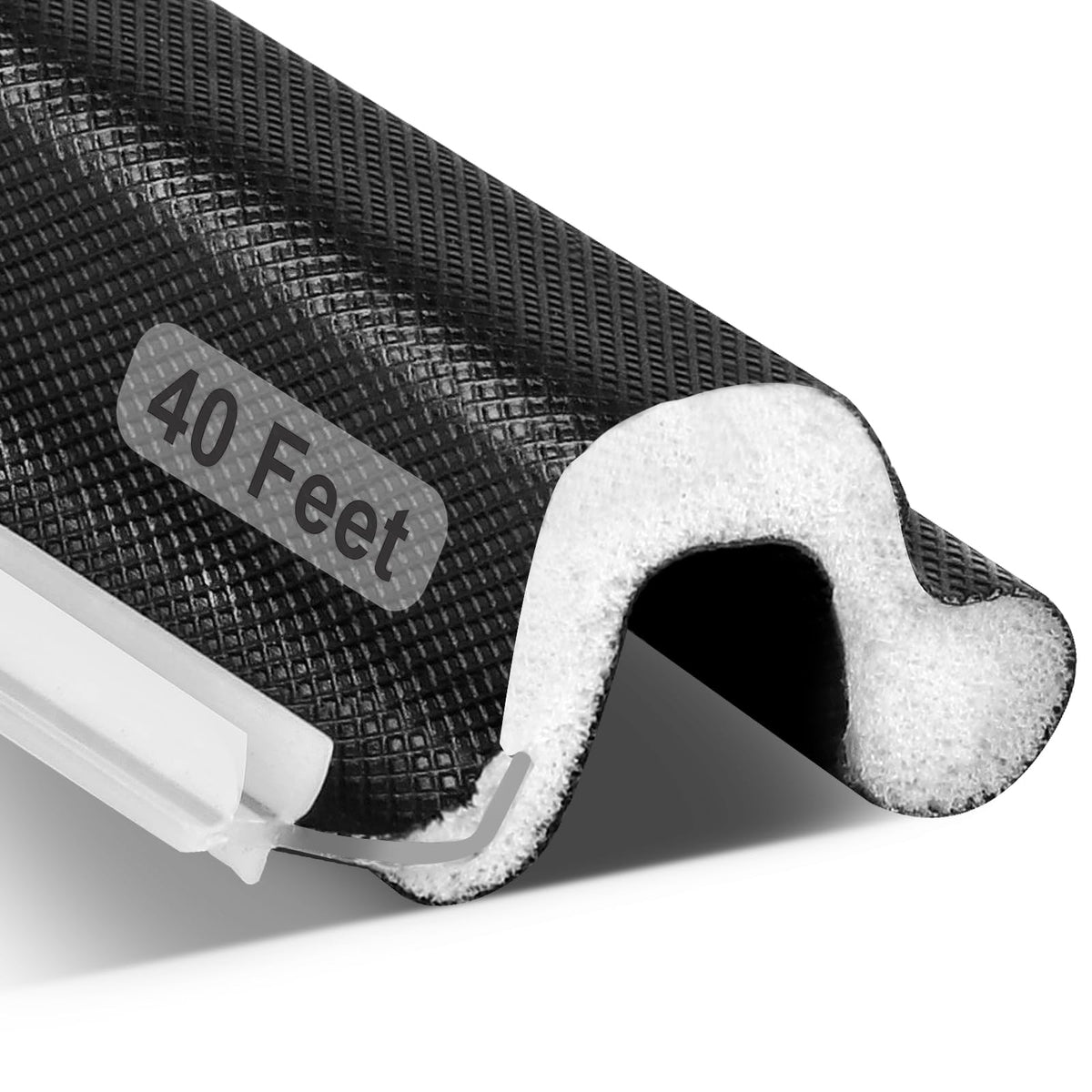 Litaibai kerf-slot door seal 40ft for larger gaps improves comfort.