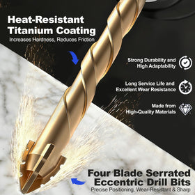 LITDDDW four-flute serrated head for quick positioning