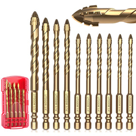 LITDDDW masonry drill bit set for versatile concrete drilling