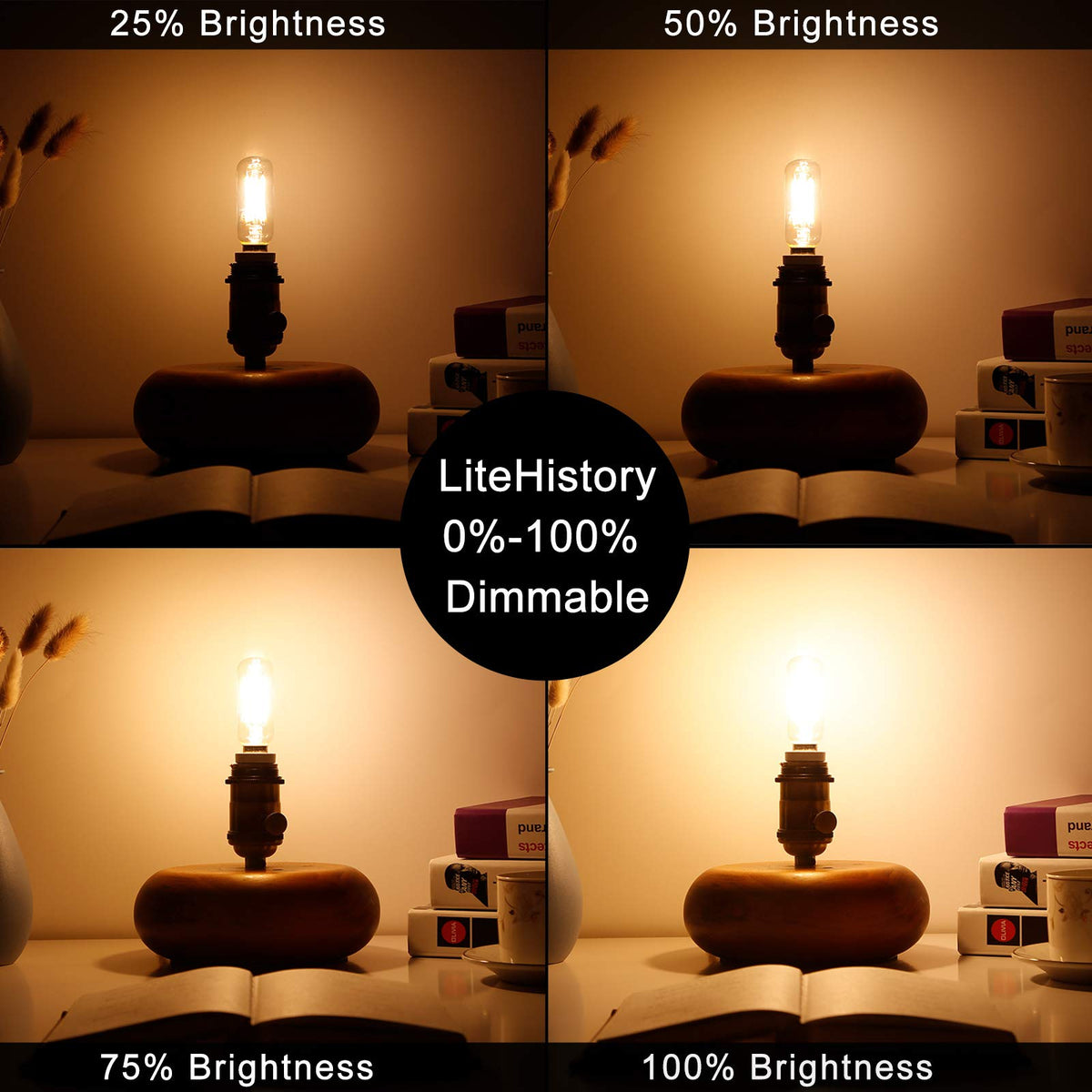 LiteHistory 360-degree beam angle for total room illumination