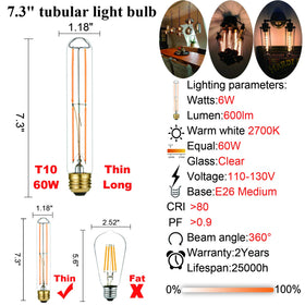 LiteHistory 360-degree beam angle LED bulb for even room illumination.