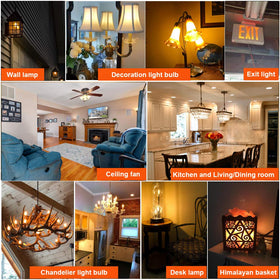 LiteHistory six-pack LED bulbs for versatile ceiling and wall lighting