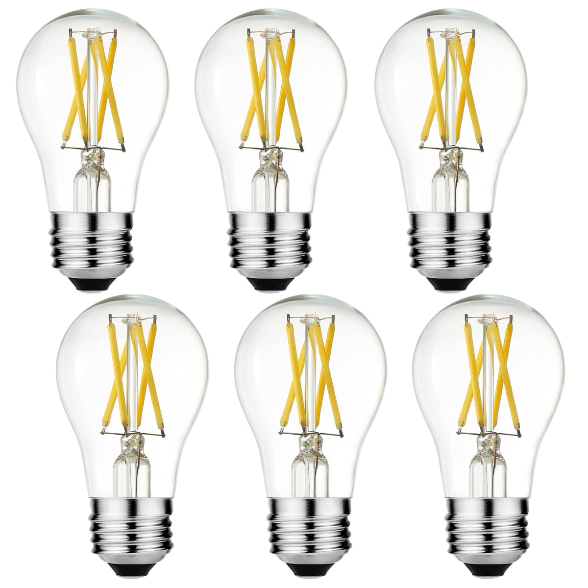 LiteHistory A15 LED bulb 6W with 60W light equivalent for bright home lighting