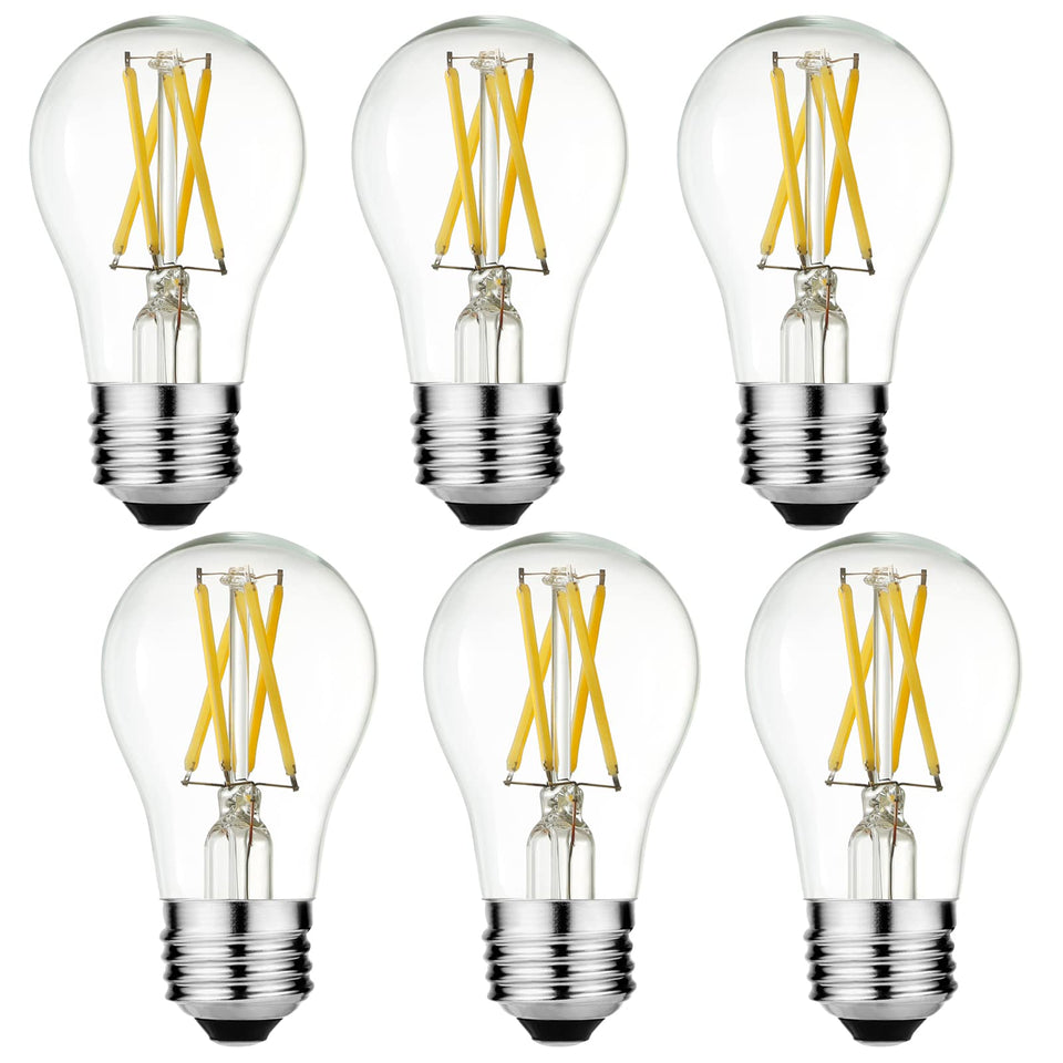 LiteHistory A15 LED bulb 6W with 60W light equivalent for bright home lighting