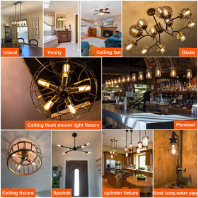 LiteHistory ceiling-island pendant bulb for modern fixtures