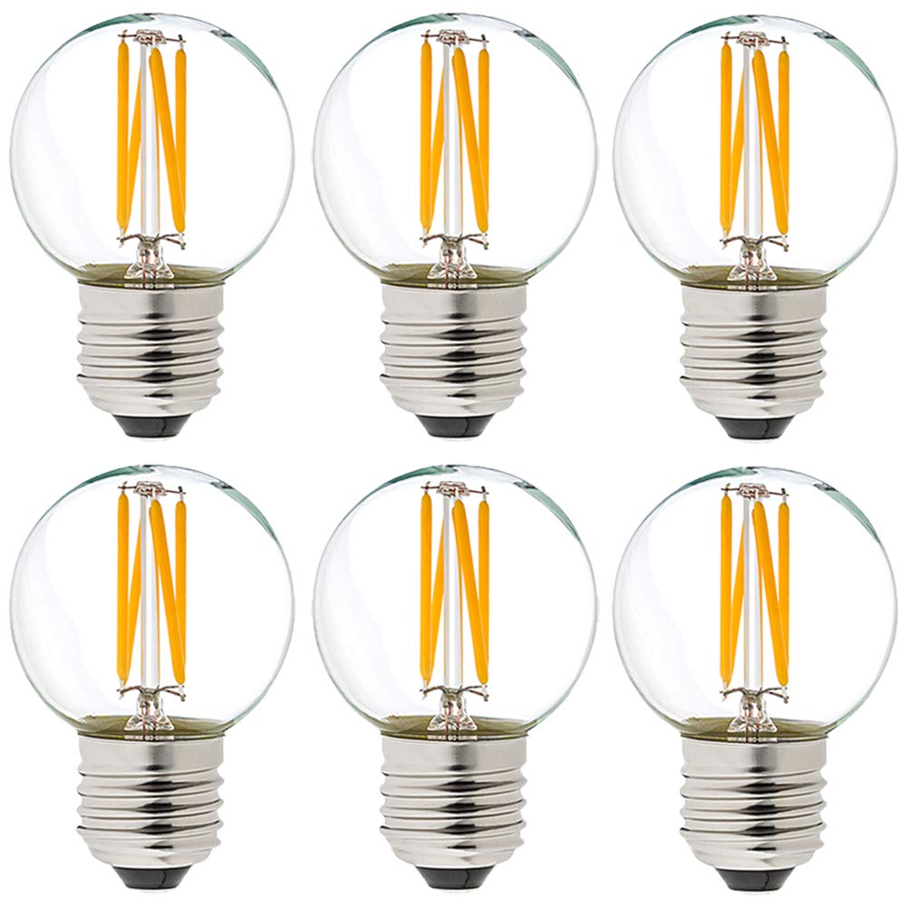 LiteHistory dimmable G16.5 LED bulb providing warm ambient light for home fixtures