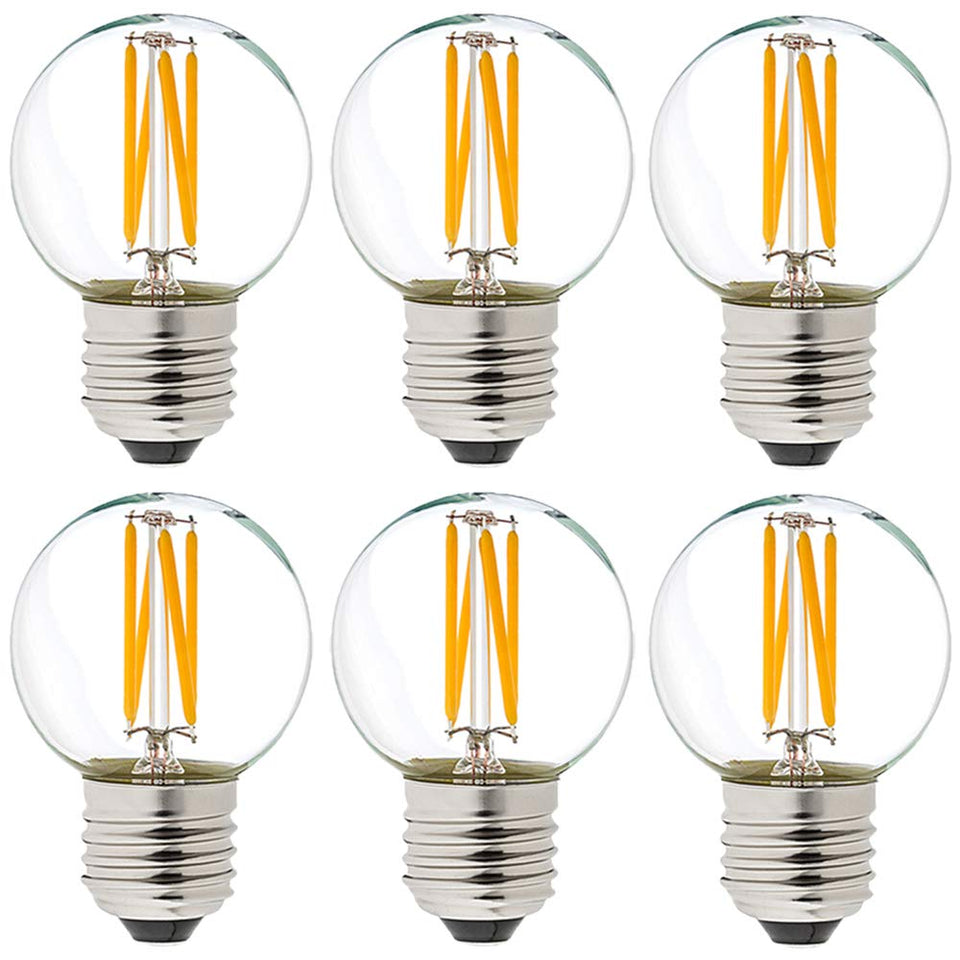 LiteHistory dimmable G16.5 LED bulb providing warm ambient light for home fixtures
