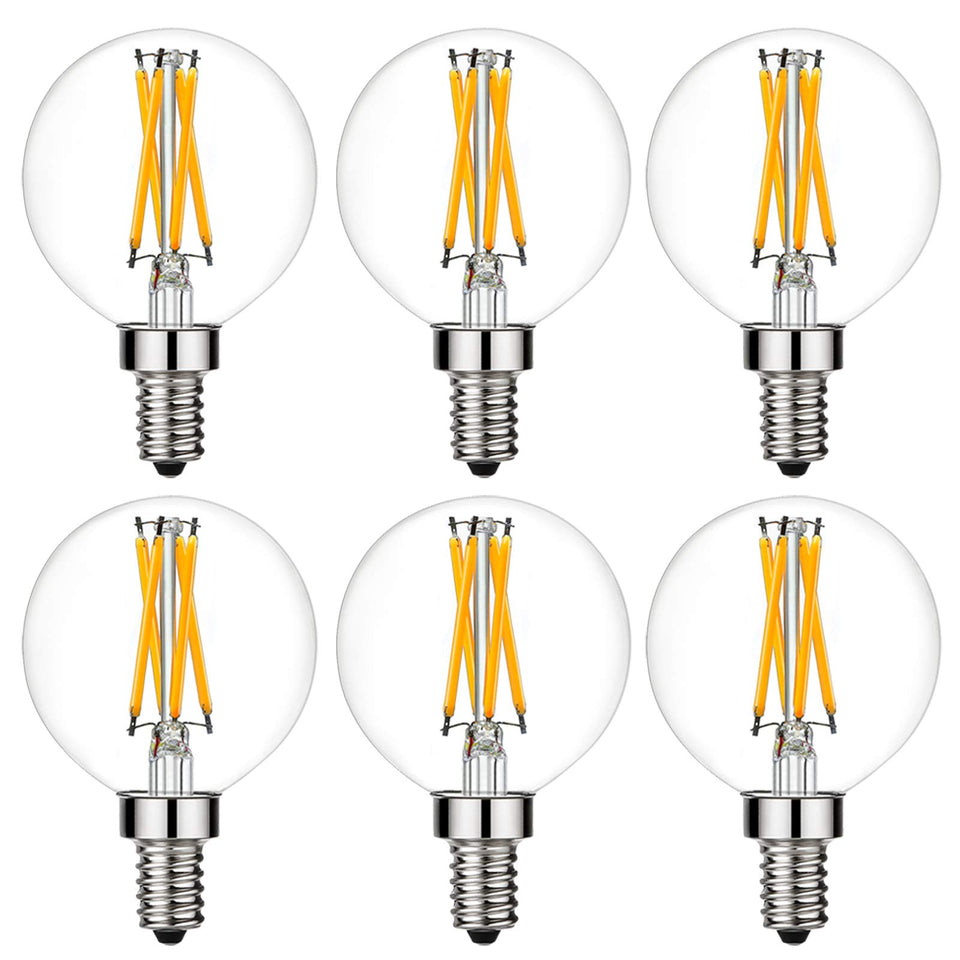 LiteHistory dimmable G16.5 LED bulb delivers 600 lm for chandeliers and vanity lighting.