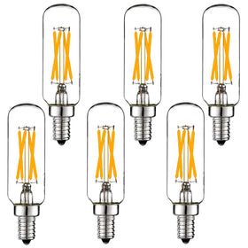 LiteHistory dimmable T6 LED bulb with 2700K warm white glow for cozy ambience.