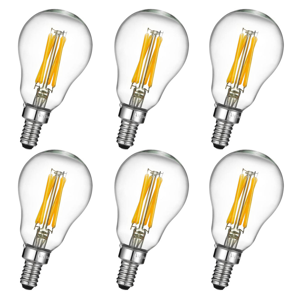 LiteHistory E12 dimmable 6W LED bulb with 60W equivalent for versatile lighting.