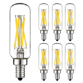 LiteHistory E12 LED bulb dimmable 4W for chandeliers and ceiling fans.