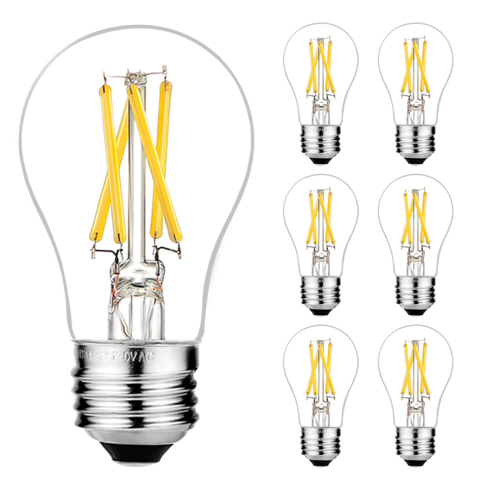 LiteHistory E26 Edison Bulb 6W-60W equivalent for energy-efficient ambient glow.