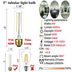 LiteHistory LED bulb flicker-free and eye-friendly for home offices and study areas.