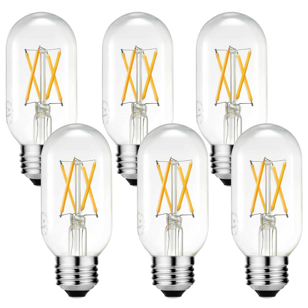 LiteHistory E26 LED bulb warm 2700K tubular for a soft living room glow