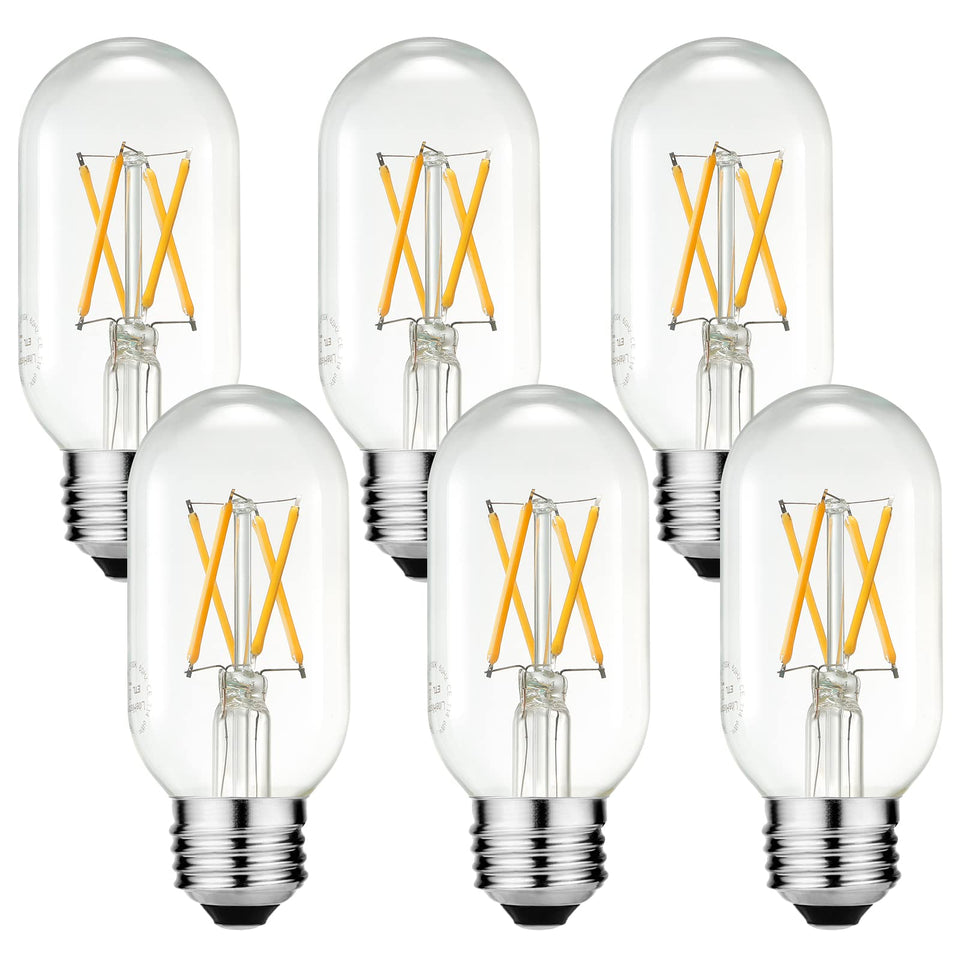 LiteHistory E26 LED bulb warm 2700K tubular for a soft living room glow