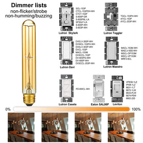 LiteHistory Edison-style bulb in rustic pendant, vintage look with modern efficiency.