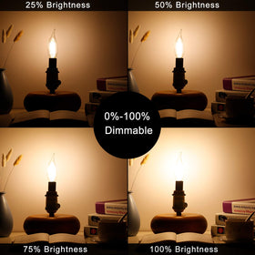 LiteHistory 6W LED saves energy while delivering incandescent-like glow.