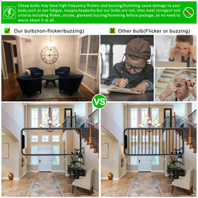 LiteHistory Flicker-free dimmable bulb delivers smooth light transitions.