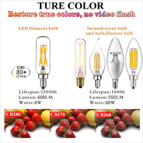 LiteHistory flicker-free bulb supports comfortable, eye-friendly daily lighting.