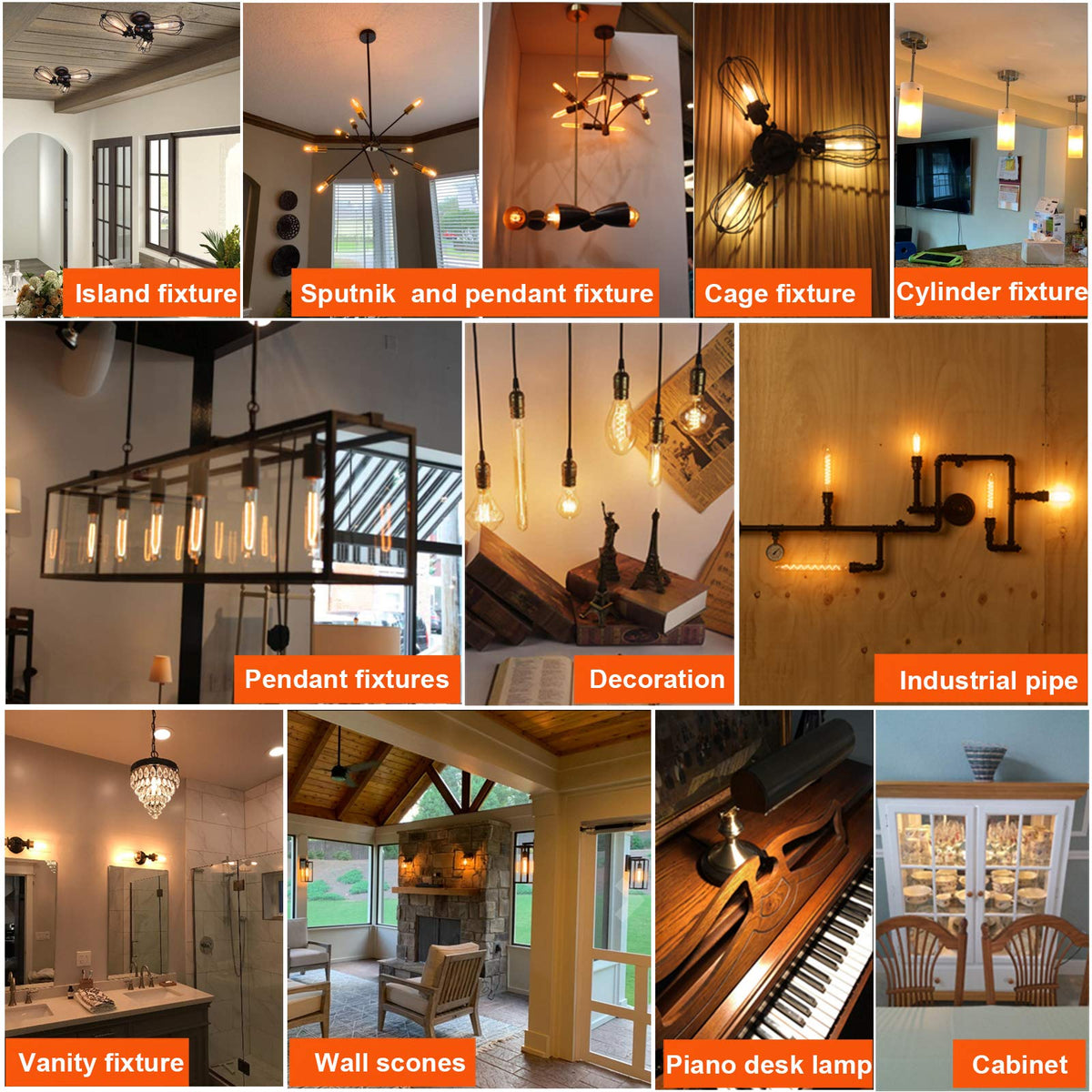 LiteHistory six-pack of long-lasting bulbs for easy updates.