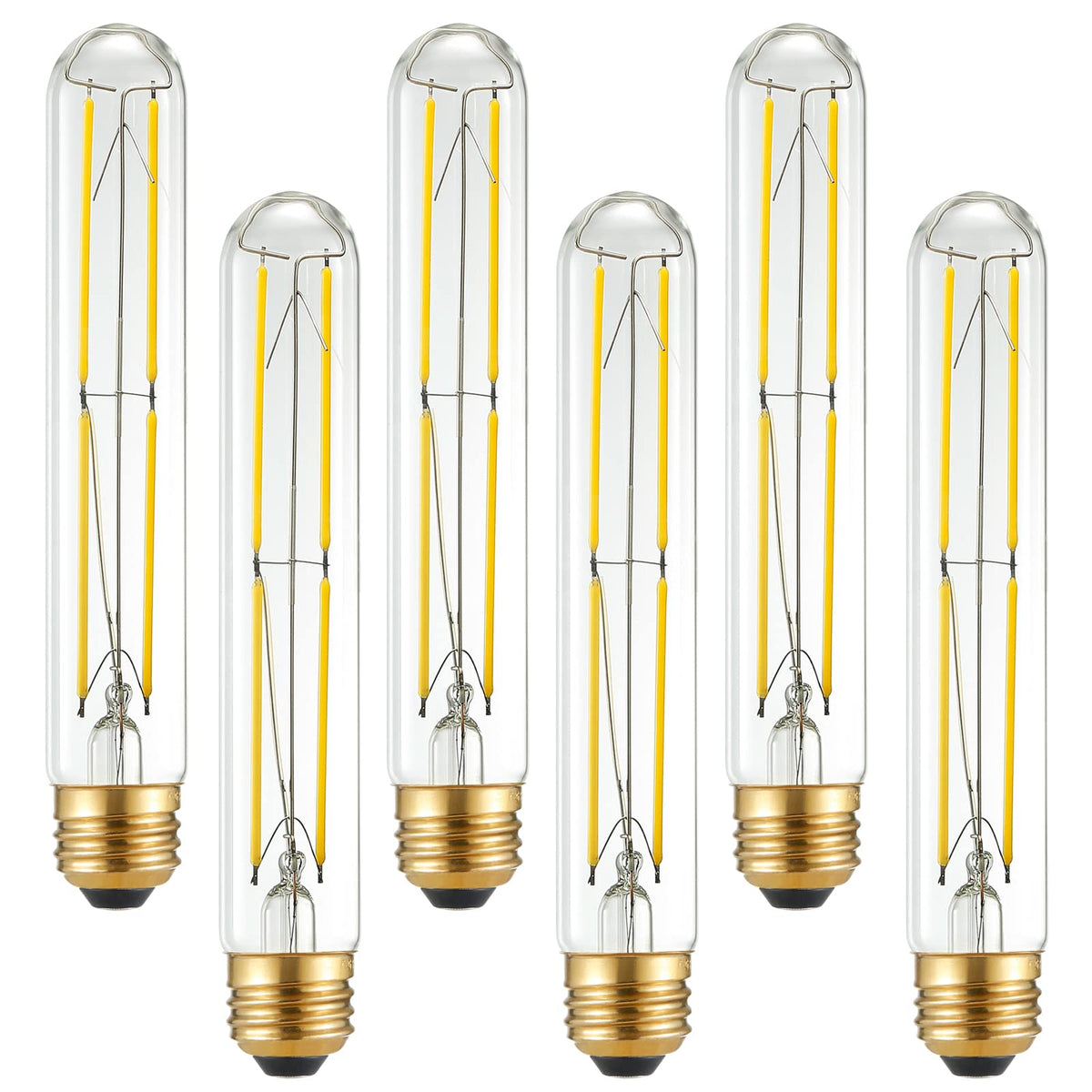 LiteHistory T10 LED bulb with cross-filament design for warm vintage ambiance