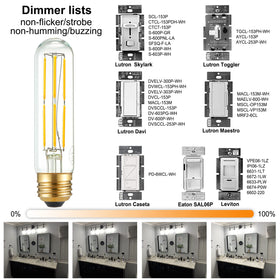 LiteHistory tubular LED bulb 6W dimmable enables smooth lighting
