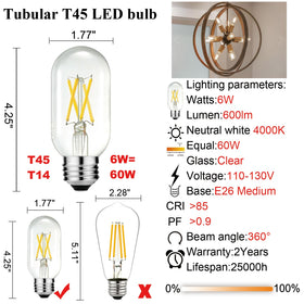 LiteHistory vanity bulb adds vintage charm to chandeliers