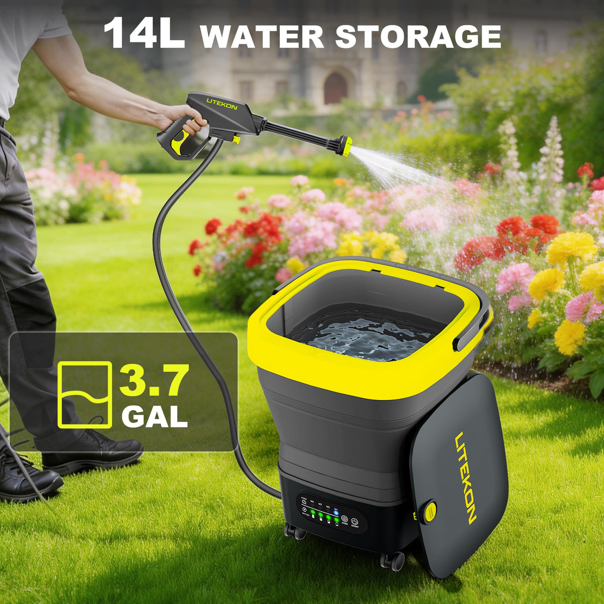 Litekon 6-nozzle spray offers precise control for targeted cleaning